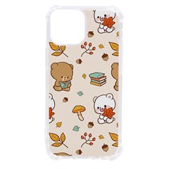 Bear Cartoon Background Pattern Seamless Animal Iphone 13 Mini Tpu Uv Print Case