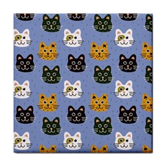 Cat Cat Background Animals Little Cat Pets Kittens Tile Coaster by 99art