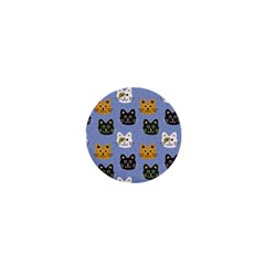 Cat Cat Background Animals Little Cat Pets Kittens 1  Mini Buttons by 99art