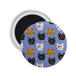 Cat Cat Background Animals Little Cat Pets Kittens 2.25  Magnets Front