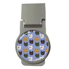 Cat Cat Background Animals Little Cat Pets Kittens Money Clips (round)  by 99art