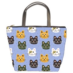 Cat Cat Background Animals Little Cat Pets Kittens Bucket Bag by 99art