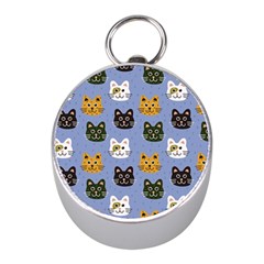 Cat Cat Background Animals Little Cat Pets Kittens Mini Silver Compasses by 99art