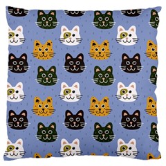 Cat Cat Background Animals Little Cat Pets Kittens Standard Premium Plush Fleece Cushion Case (one Side) by 99art