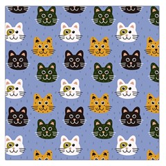 Cat Cat Background Animals Little Cat Pets Kittens Square Satin Scarf (36  X 36 ) by 99art