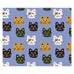 Cat Cat Background Animals Little Cat Pets Kittens Premium Plush Fleece Blanket (small) by 99art