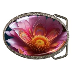 Pink Flowers Petals Blossoms Blooms Art Belt Buckles by 99art