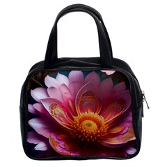 Pink Flowers Petals Blossoms Blooms Art Classic Handbag (two Sides) by 99art