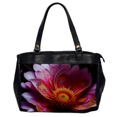 Pink Flowers Petals Blossoms Blooms Art Oversize Office Handbag by 99art