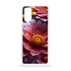 Pink Flowers Petals Blossoms Blooms Art Samsung Galaxy S20 6 2 Inch Tpu Uv Case