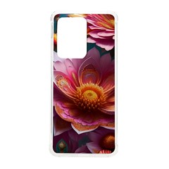 Pink Flowers Petals Blossoms Blooms Art Samsung Galaxy S20 Ultra 6 9 Inch Tpu Uv Case