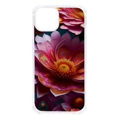 Pink Flowers Petals Blossoms Blooms Art Iphone 13 Tpu Uv Print Case by 99art