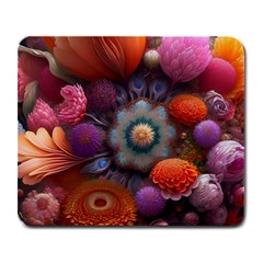 Flower Blossoms Petals Blooms Large Mousepad