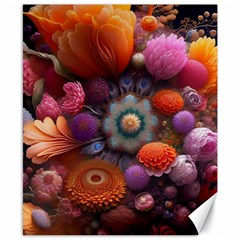 Flower Blossoms Petals Blooms Canvas 8  X 10  by 99art