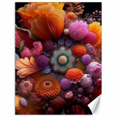 Flower Blossoms Petals Blooms Canvas 18  X 24  by 99art