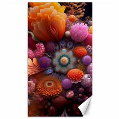 Flower Blossoms Petals Blooms Canvas 40  X 72  by 99art