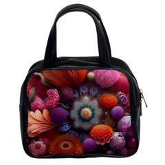 Flower Blossoms Petals Blooms Classic Handbag (two Sides) by 99art