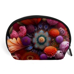 Flower Blossoms Petals Blooms Accessory Pouch (large) by 99art