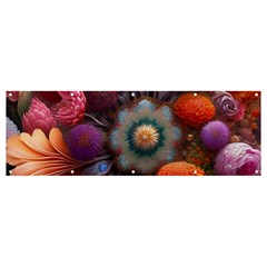 Flower Blossoms Petals Blooms Banner And Sign 12  X 4  by 99art