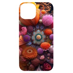 Flower Blossoms Petals Blooms Iphone 14 Black Uv Print Case by 99art