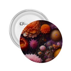 Flowers Petals Blossoms Art Flora 2 25  Buttons by 99art