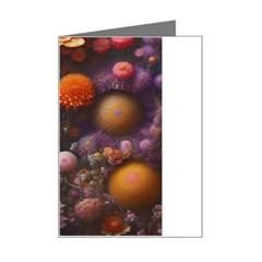 Flowers Petals Blossoms Art Flora Mini Greeting Card by 99art