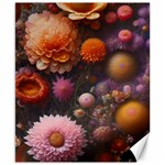 Flowers Petals Blossoms Art Flora Canvas 8  x 10  8.15 x9.66  Canvas - 1