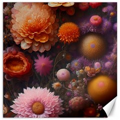 Flowers Petals Blossoms Art Flora Canvas 12  X 12  by 99art