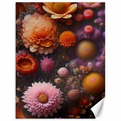 Flowers Petals Blossoms Art Flora Canvas 18  X 24  by 99art