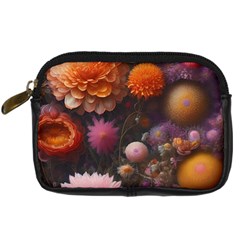 Flowers Petals Blossoms Art Flora Digital Camera Leather Case by 99art