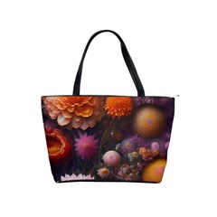 Flowers Petals Blossoms Art Flora Classic Shoulder Handbag by 99art