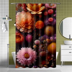 Flowers Petals Blossoms Art Flora Shower Curtain 48  X 72  (small)  by 99art