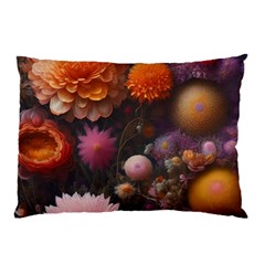 Flowers Petals Blossoms Art Flora Pillow Case (two Sides) by 99art