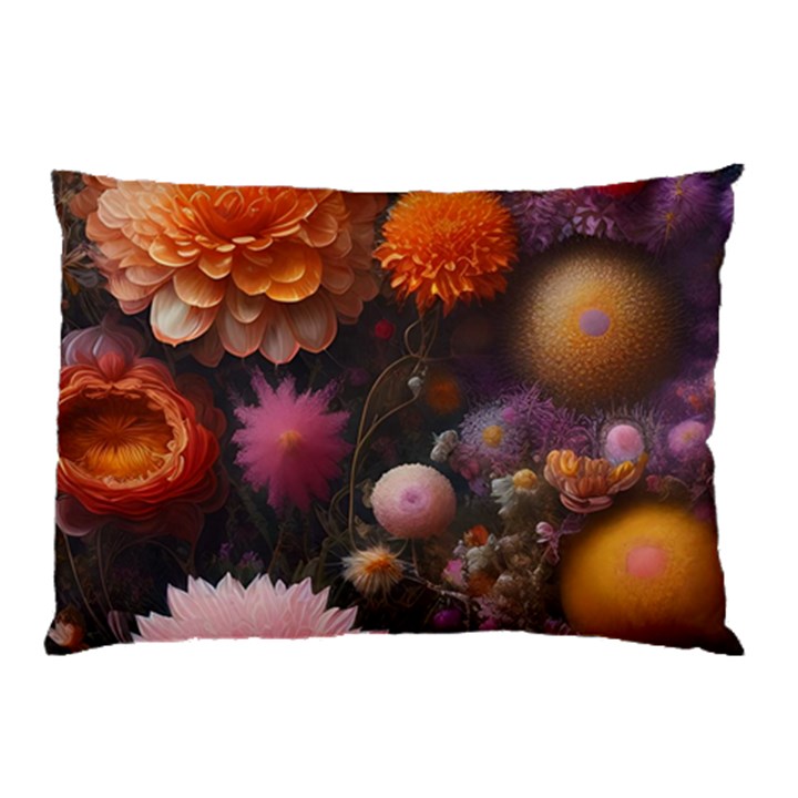 Flowers Petals Blossoms Art Flora Pillow Case (Two Sides)