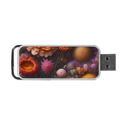 Flowers Petals Blossoms Art Flora Portable Usb Flash (two Sides) by 99art