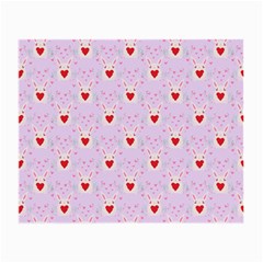 Easter Easter Bunny Hearts Seamless Tile Cute Small Glasses Cloth