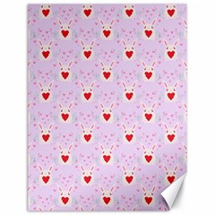 Easter Easter Bunny Hearts Seamless Tile Cute Canvas 18  X 24  by 99art