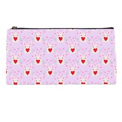 Easter Easter Bunny Hearts Seamless Tile Cute Pencil Case by 99art