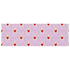 Easter Easter Bunny Hearts Seamless Tile Cute Banner And Sign 9  X 3  by 99art