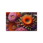 Flowers Flower Blossoms Petals Blooms Sticker Rectangular (10 pack) Front