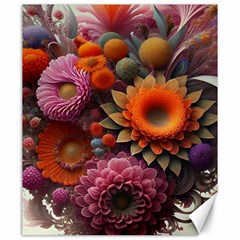 Flowers Flower Blossoms Petals Blooms Canvas 20  X 24  by 99art