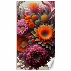 Flowers Flower Blossoms Petals Blooms Canvas 40  X 72  by 99art