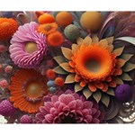 Flowers Flower Blossoms Petals Blooms Deluxe Canvas 14  x 11  (Stretched) 14  x 11  x 1.5  Stretched Canvas