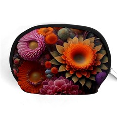 Flowers Flower Blossoms Petals Blooms Accessory Pouch (medium) by 99art