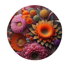 Flowers Flower Blossoms Petals Blooms Mini Round Pill Box (pack Of 3) by 99art