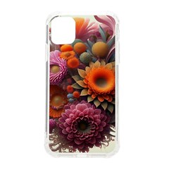 Flowers Flower Blossoms Petals Blooms Iphone 11 Tpu Uv Print Case by 99art