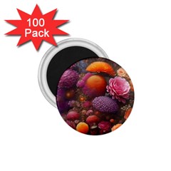 Flowers Blossoms Petals Blooms 1 75  Magnets (100 Pack)  by 99art