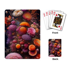 Flowers Blossoms Petals Blooms Playing Cards Single Design (rectangle) by 99art