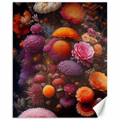 Flowers Blossoms Petals Blooms Canvas 16  X 20  by 99art