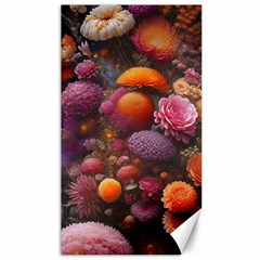 Flowers Blossoms Petals Blooms Canvas 40  X 72  by 99art